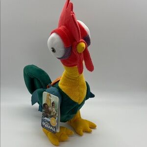 Disney Moana Rooster Plush - Red, Yellow, Green